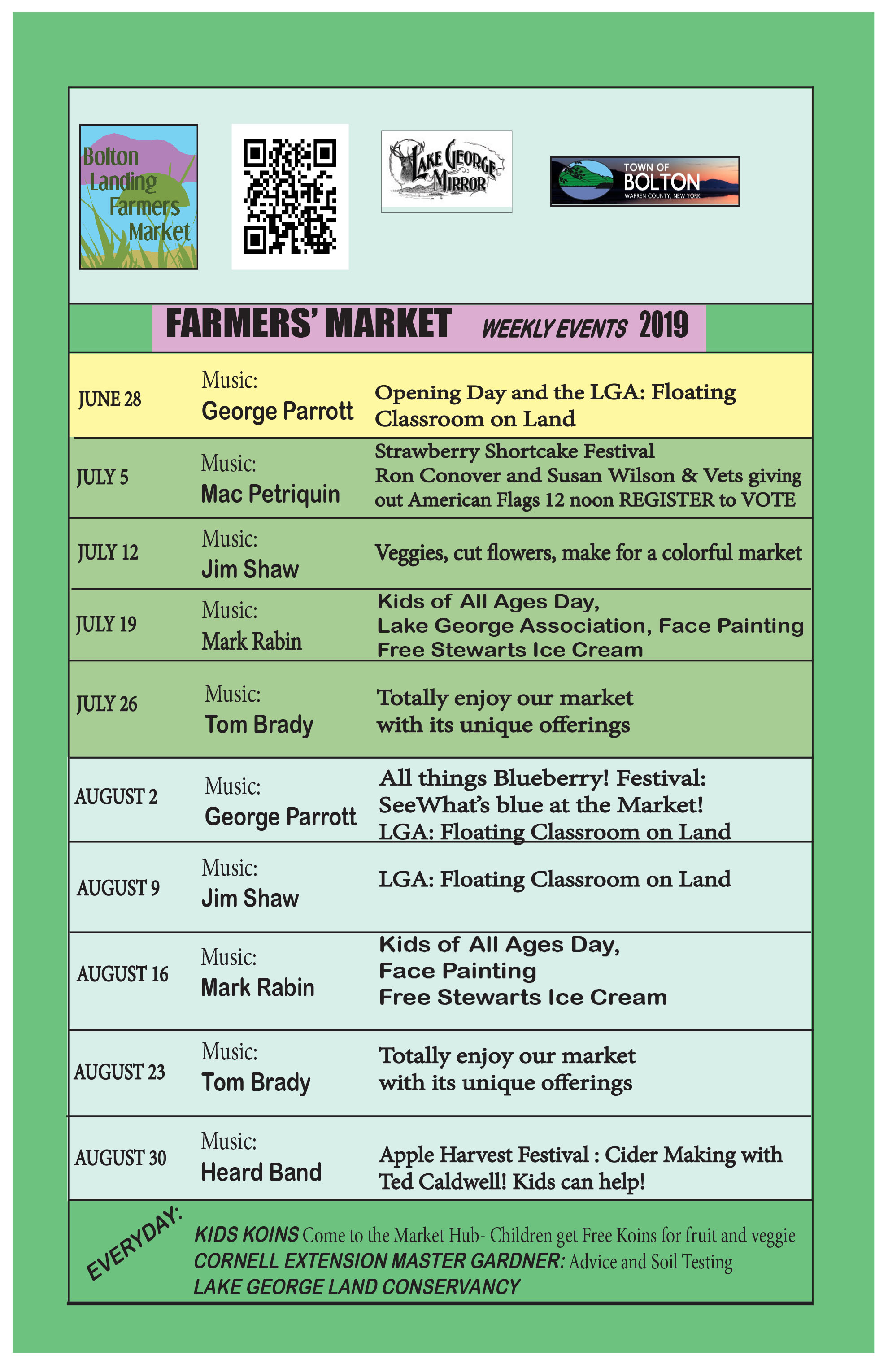 Events Bolton Landing Farmer s Market